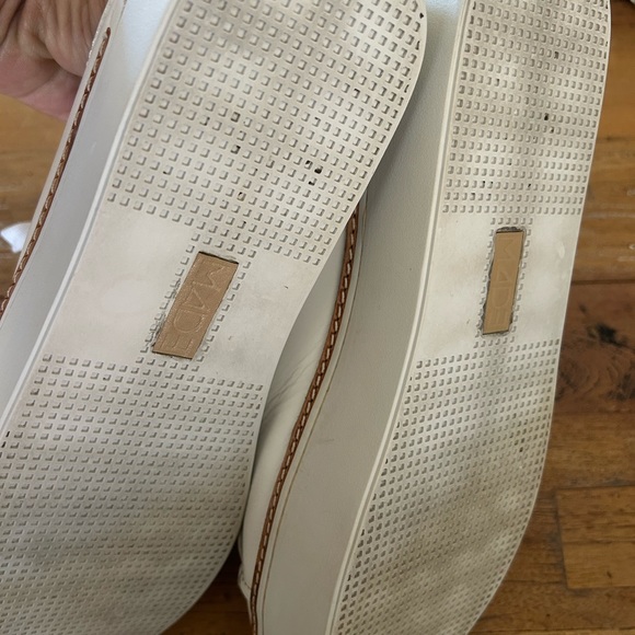 ANTHROPOLOGIE-M4D3 Leather Sneaker Slides, 9 1/2M - Picture 3 of 4